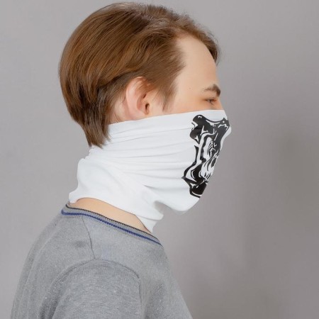 Lucosa Silk White Skull, P-019/2-2