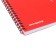 Notepad for spirals A5, 80 sheets, cage, Erichkrause "Words", plastic cover silk -screen cover, OFSET BELICT 100%, red