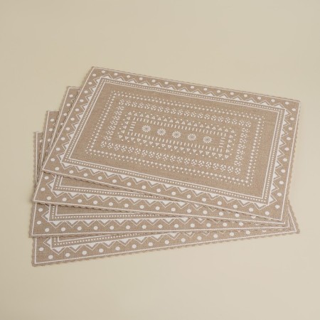 Set of serving napkins Sima-Land Home, 4 pcs, 44x29 cm, beige color