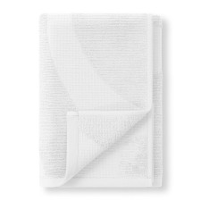 Verossa Wave Texture towel, 480 gr, size 50x90 cm, white color