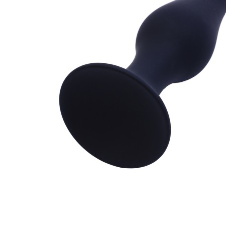 Anal traffic jam, oki-horses, cone, Soft silicone, 12.5 x 3.2 cm, black-3