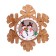 Light decor on the suspension "Snowflake" 15 × 13 × 2 cm