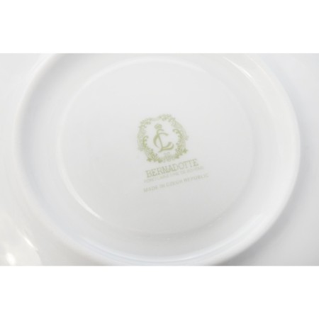 A cup for tea 310 mls with a saucer of 160 mm Bernadotte, decor "Wild rose, gold layer"-2