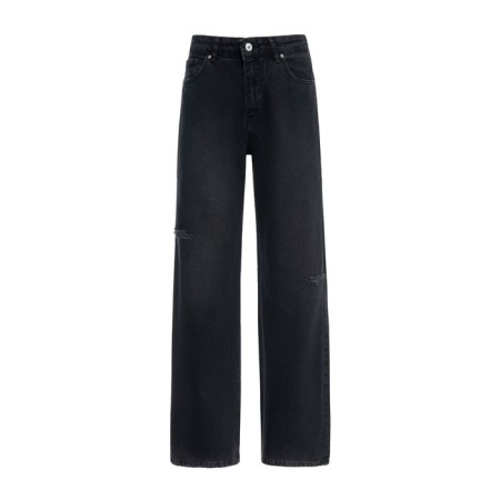 Jeans female color black, size 38 (44)-6