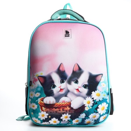 School backpack 39x30x14 cm "September 1: Cute kittens"-2