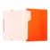Folder Carder Calligrata Neon 13 Department. A4 plastic 0.7mm orange. Cut in color
