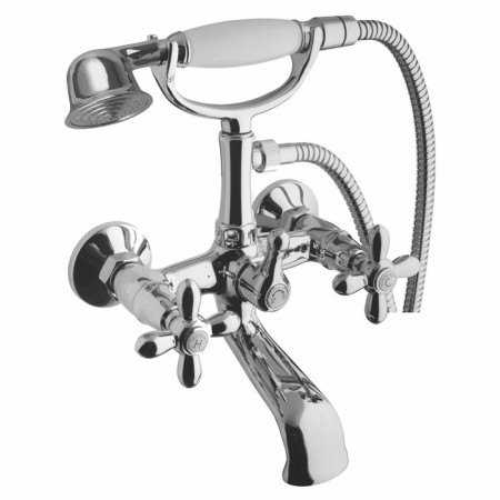 Bath mixer Zipponi Monet, 2-duile, with manual watering cub in the kit, color chromium