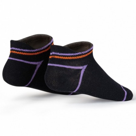 Socks for boys, size 18-20, black color, purple-4