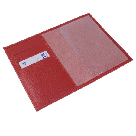 Passport cover, map for maps, red color-1