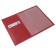 Passport cover, map for maps, red color
