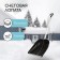 Plastic shovel, bucket 410 × 418 mm, with a galvanized bar, aluminum stalk, a tile 32 mm