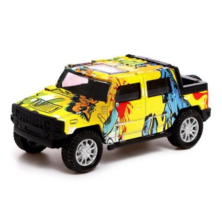 Metal jeep "Graffiti", inertia mix-8