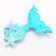 Carnival costume "Beautiful Mermaid": skirt, top, hairpin, height 98-122 cm, blue