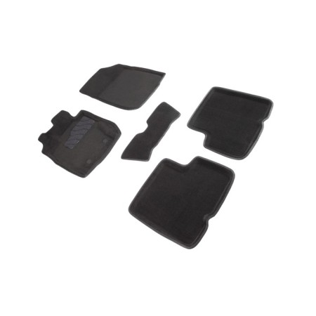Pile rug for Renault Duster automatic transmission, 2011-2015, black