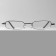 Ready glasses GA0127 A (color: C3 silver; diopter: +3; tint: no)