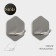 Self -adhesive hooks Stölz “Classic”, 2 pcs, hexagon, 4.5 × 4.5 × 3 cm, chrome