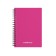 Notebook A6 (120 x 146 mm), 80 sheets in the cage on the crest Erichkrause "Glance Vivid", plastic cover, offset block, white 100%, mix