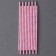 Strikes cocktail tubes, set 12 pcs., Pink color