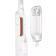 Steam mop KitFort KT-1048-2, 1300 W, 360 ml, cord 4.9 m, white-orange