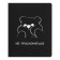 Notebook 48l Total Black. Not, regional design cards, stencil Print, BLPS, 5V MIX