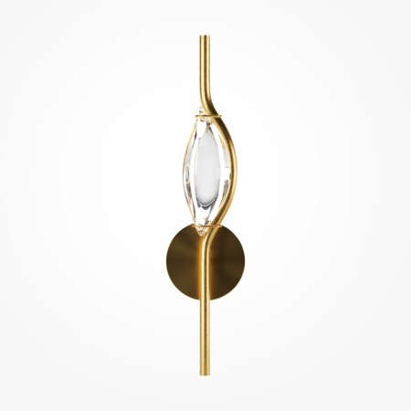 Bra Maytoni Mod347wl-L8BS3K Foresight, 140x1110x600 mm, LED, 8W, 480LM, 3000K, Brass color-5
