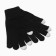 Female gloves, black color, size 18