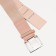 Women's belt, width 5 cm, elastic band, metal buckle, beige color