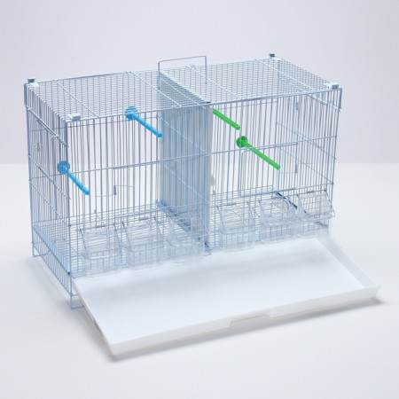 Poultry cell is equipped with BD-5/2W, 62 x 27 x 40 cm, white (packing 4 pcs)-5