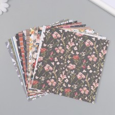 A set of scrapbooking paper 12 sheet. 12 Design 