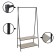 Axentia stand for clothing and storage, floor with 2 shelves, 80x160x40 cm