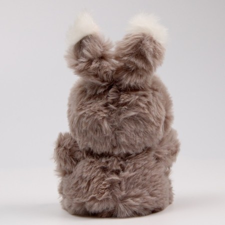 Soft toy "Bunny", color gray color-4