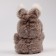 Soft toy "Bunny", color gray color