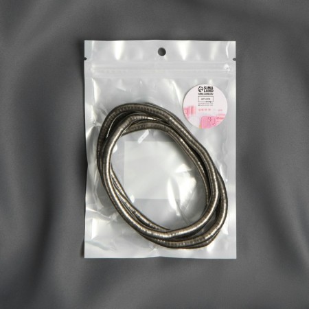 Picking for curtains "Flexible cord", D = 7 mm, 50 cm, Black nickel color-2
