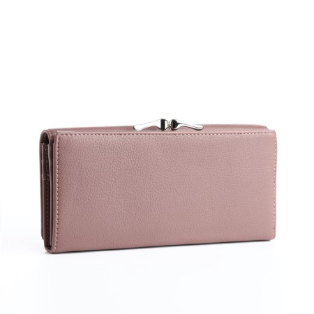 Women's wallet on a magnet, powder color-1