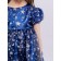Dress "Flora", height 110 cm, blue color