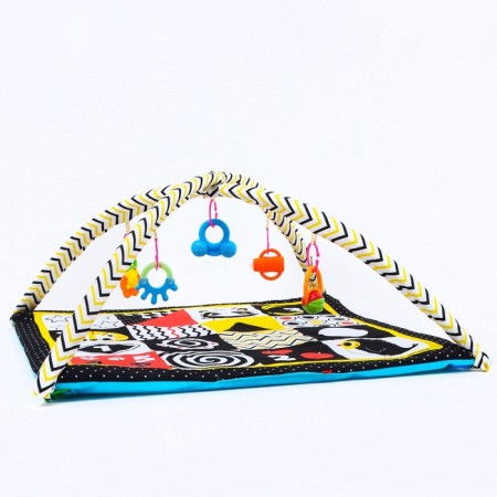 Developing rug with arcs according to the methodology of Glenna Doman, 85x85 cm.-8