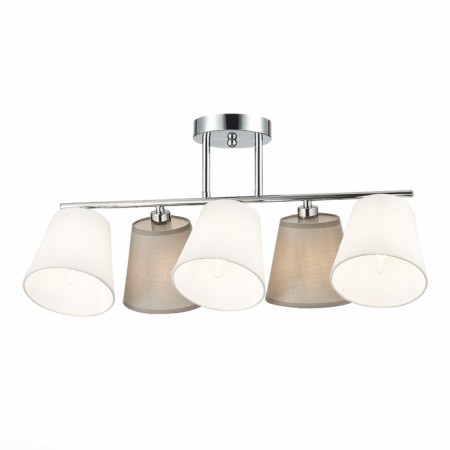 Ceiling EVOLUCE lamp. Sle300402-05. Prato. 5x40 watts, E14, 60x25x31.5 cm, chromium color