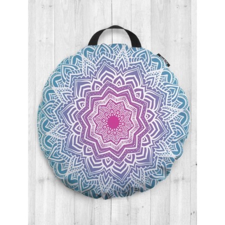 Pillow Siddle "Classic Flower Pattern", decorative, d = 52 cm