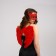 Carnival set "Red Angel", Wings, Mask