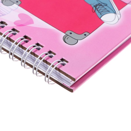 Gift notebook, 45 sheets, line, on the castle, on the crest, travel (17.8x13cm),-4