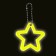 The reflective element "Star", bilateral, 5.5 × 5.5 cm, color mix