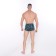 Panties men's boxers "toads", blue color, size 48 (m)