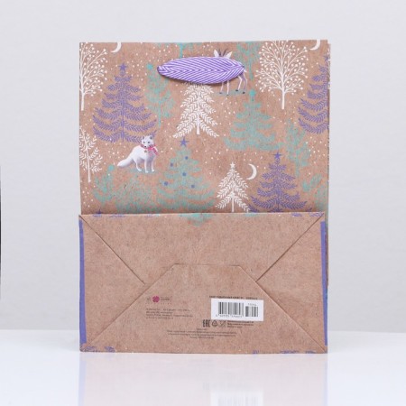 Package Gift Craft "Christmas trees" 18 x 22.3 x 10 cm 9-3