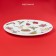 Board New Year's share Sweet Treats, D = 27.3 cm, ceramics, white color