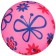 Children's ball "Flowers", d = 22 cm, color mix