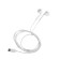 Nausiki Byz S852, wired, inserts, Type-C, 1.25 m, white