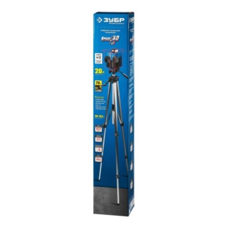 Laser bison Cross 3D 34908-2, 3x360 °, 20m/70m, acc. +/- 0.3 mm/m, tripod-11