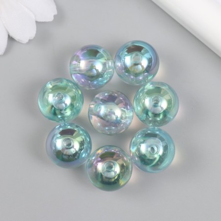 Beads for creativity plastic "Ball. Soap bubble" d = 1.6 cm set 8 pcs-1