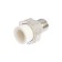 Combined Zein, polypropylene, American, external thread, d = 20 mm x 1/2 "