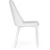 Stool on a metal frame hairdryer r metal/eco -leather, white/white 46x56x91 cm
